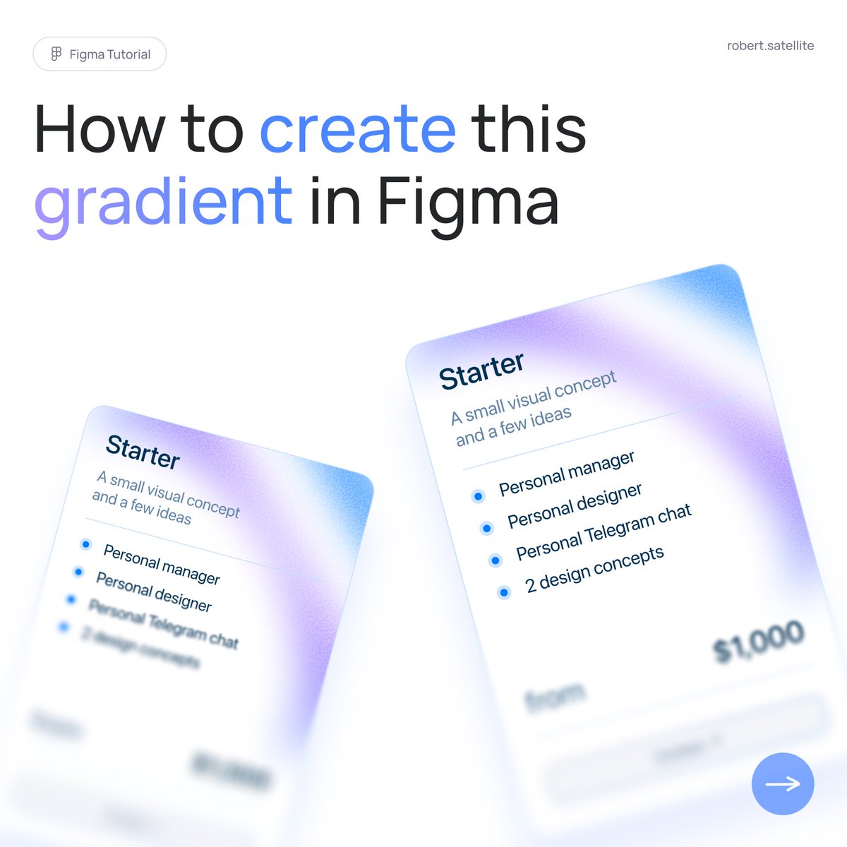 SatelliteDes's tweet image. 👇🏻 How to create this gradient in Figma