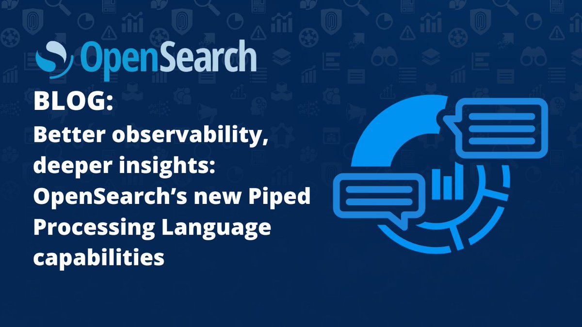 OpenSearchProj's tweet image. 📊 Discover how OpenSearch’s new piped processing language boosts observability and delivers deeper insights. 

A must-read for anyone working with search analytics. 🔎 hubs.la/Q03WkB3T0

#OpenSearch #Observability #DataAnalytics