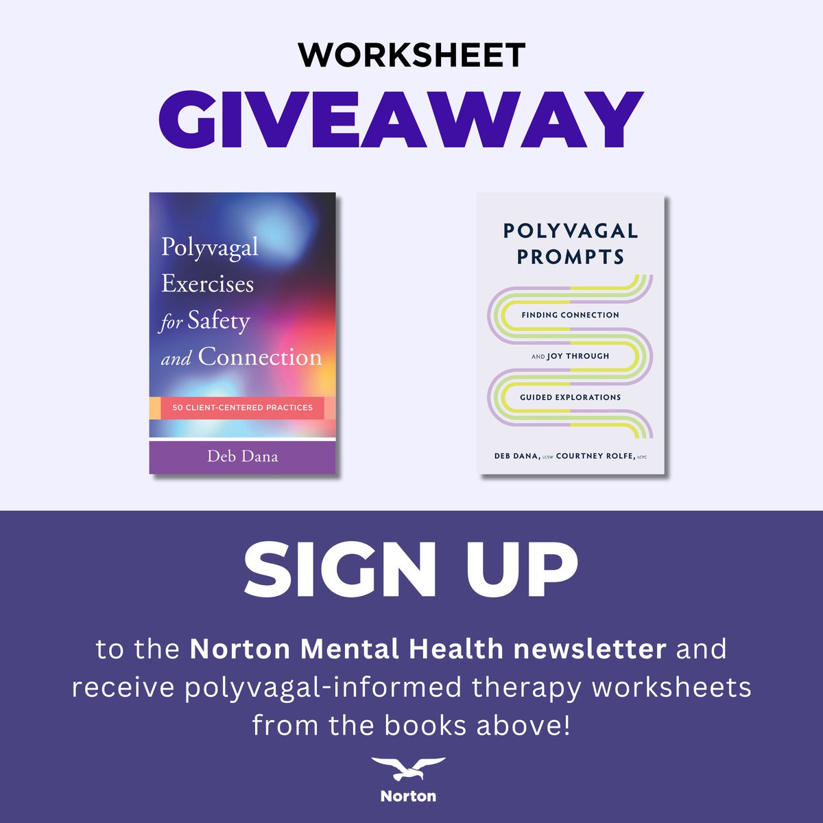 Receive polyvagal-informed worksheets to aid your clients when you sign up for our newsletter through this link: bit.ly/polyvagalworks…

Enjoy content from polyvagal theory experts Deb Dana and Courtney Rolfe's resources!