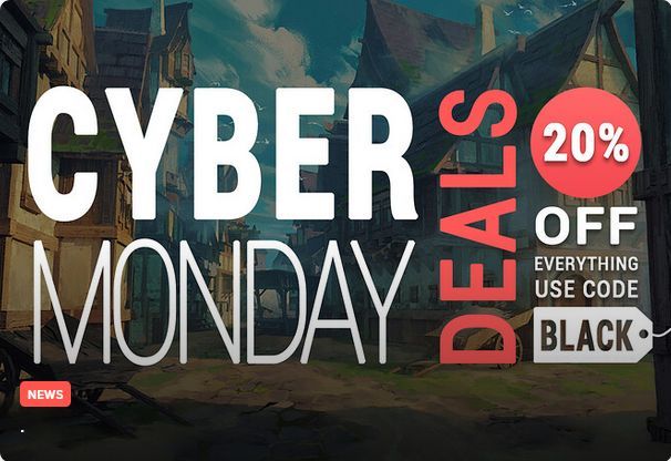 Cubebrush's tweet image. Cyber Monday is here🎉
If you’ve been eyeing new tools or resources, this is a good moment — everything on Cubebrush is 20% off with code BLACK. buff.ly/NySK8Db

#digitalart #arttutorial #artclass #photoshop #art #speedpaint #design #tutorial #blackfriday #cybermonday