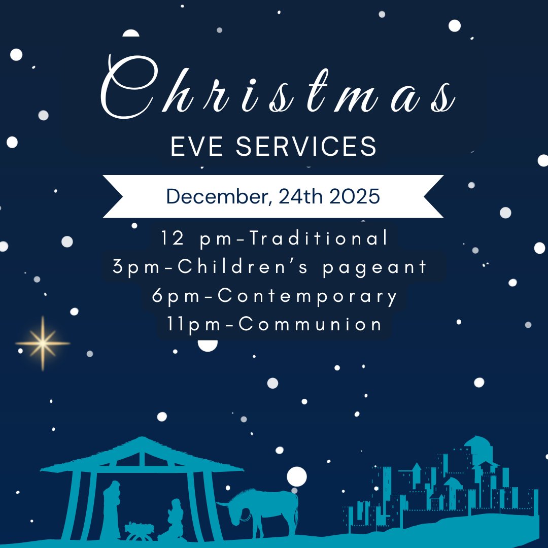 PABethanyChurch's tweet photo. We would LOVE if you chose to celebrate the birth of our Savior with us this Christmas Eve! ❄️
Our services will be held at our newly renovated Wescosville Campus  at the following times:
12pm- Traditional 
3pm- Children's Pageant 
6pm- Contemporary 
11pm- Communion https://t.co/ZZua4TFlpK