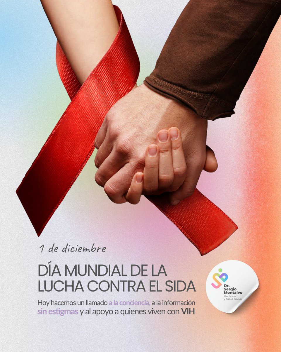 montalvosrg's tweet photo. Hoy, en el Día Mundial de la Lucha contra el VIH/SIDA, recordamos la importancia de hablar de salud sexual con información basada en evidencia, sin prejuicios y con total respeto a quienes viven con VIH.

✔ El VIH sí tiene tratamiento.
✔ Con atención adecuada, una persona con VIH puede llevar una vida plena.
✔ Las pruebas regulares, el uso correcto del preservativo y la Profilaxis (PrEP/PEP) son herramientas clave para la prevención.
✔ Indetectable = Intransmisible (I = I).

La información clara salva vidas.
La empatía abre caminos.
El acceso a la salud sexual es un derecho. 🌿

#diamundialdelvih #saludsexual #vih #viso #informarescuidar