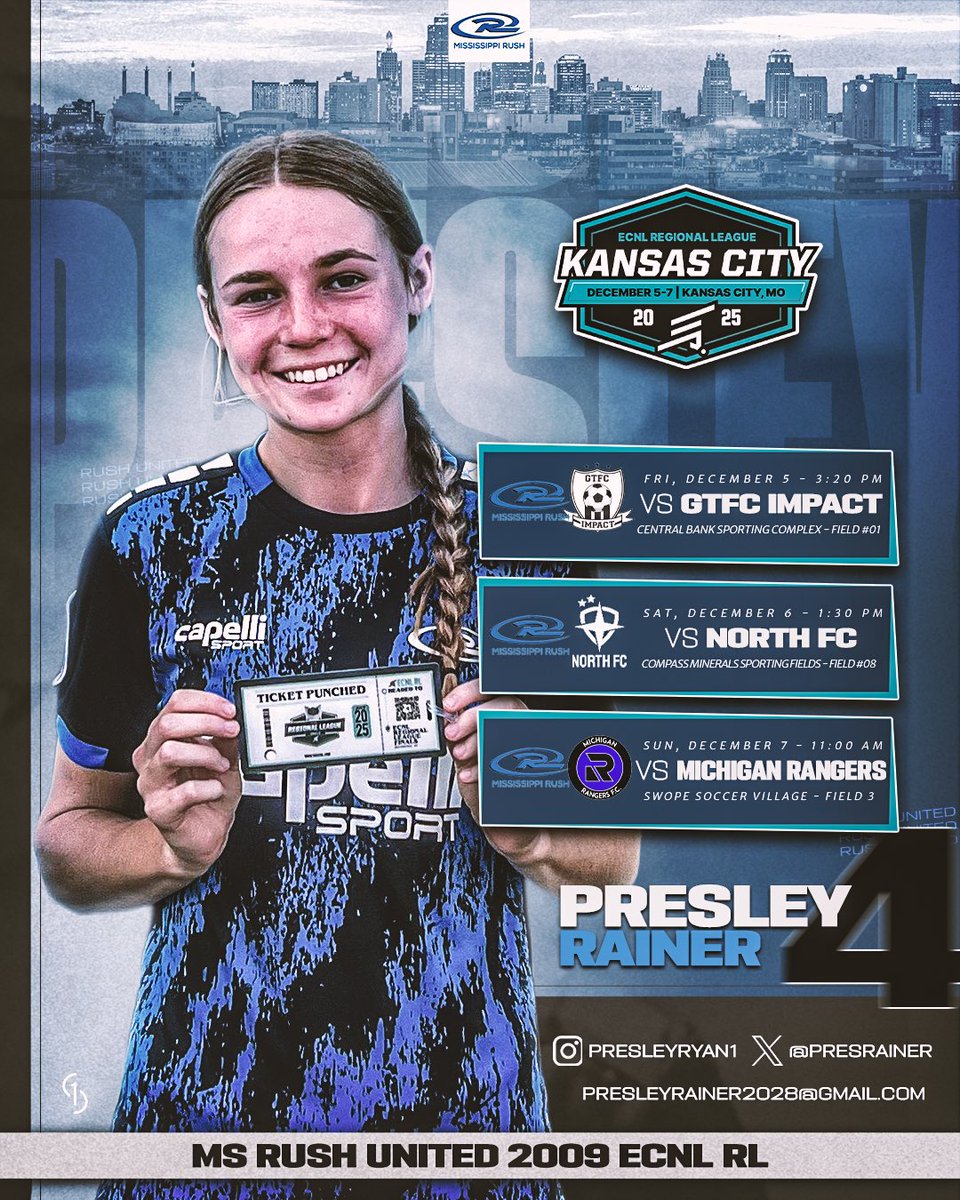 Come see my team in Kansas City!  #scheduledrop #ecnlregionalleaguekansascity