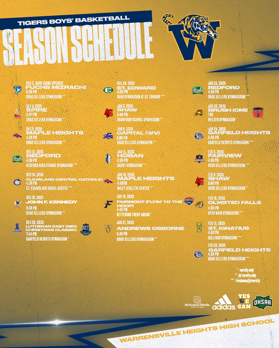 New season. Same standard. Same Goal. 🐅. The drive to Dayton starts tomorrow. <a href="/Warrensville_BB/">Warrensville_BB</a> <a href="/HWBBall15/">Demetrius Johnson</a>