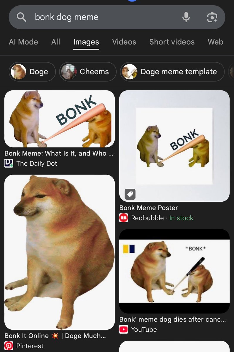 bleshgod's tweet image. This is the biggest narrative on Bonk.

WHO MADE THE “BONK” MEME BLOW UP? 

The “bonk” meme didn’t get big on its own. 

The “bonk” meme blew up because everyone kept using it with the iconic smiley, goofy Shiba for the reaction.

The dog meme everyone already loved.
The most…