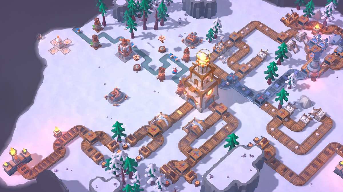 OfficialPhenexa's tweet photo. Ever run a factory to defend against monster waves? 🏭 In @GiusCaminiti's #TowerFactory, tower defense meets automation and roguelite mechanics! Build conveyors, craft towers, explore for treasures and take down the enemy castle! A Classic factory x tower defense ⚔️ Vid below 👇 https://t.co/HaCt6GBXj3