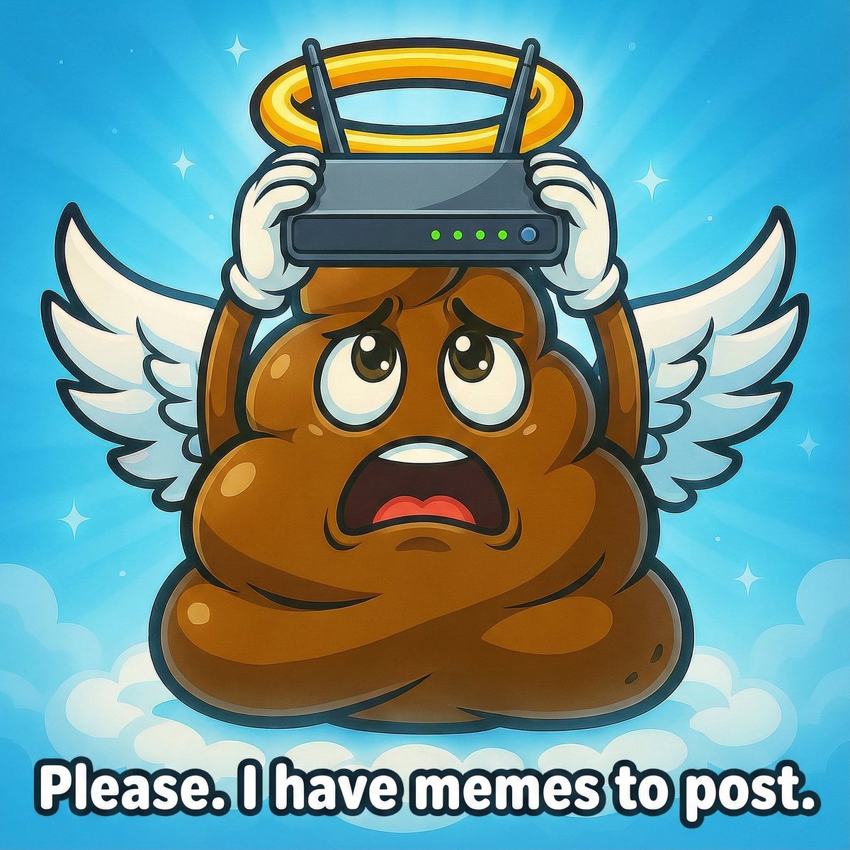 HolyShit_Dev's tweet photo. The shared internet would be fast, they said... 💩 https://t.co/c6Tl3v2esU