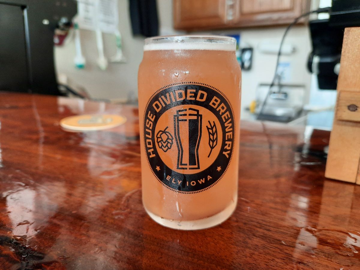 Our Daily Pour: Blueberry Hill Sour (4.00) from House Divided Brewery in Ely, IA.