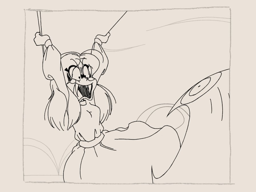 Making a piece between a couple characters of mine, here's a WIP of the piece, expect more soon