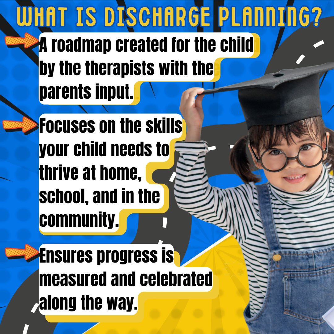 METROEHS_'s tweet image. 🎓Aiming for Discharge is a BIG deal around MetroEHS! It is so important to us that your kiddo is on the path to graduation, that MetroEHS makes Discharge Planning a💥CORE VALUE💥. 

 #MetroEHS #CoreValues #PediatricTherapy #DischargePlanning #ChildSuccess