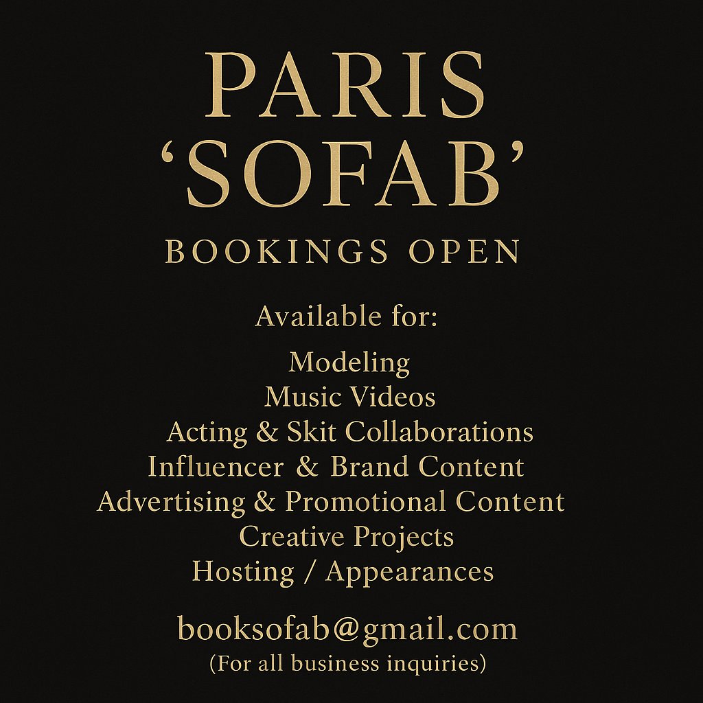 ParisTheDream's tweet photo. Bookings and collaborations now open:
📩: booksofab@gmail.com https://t.co/53qb2gIxEu