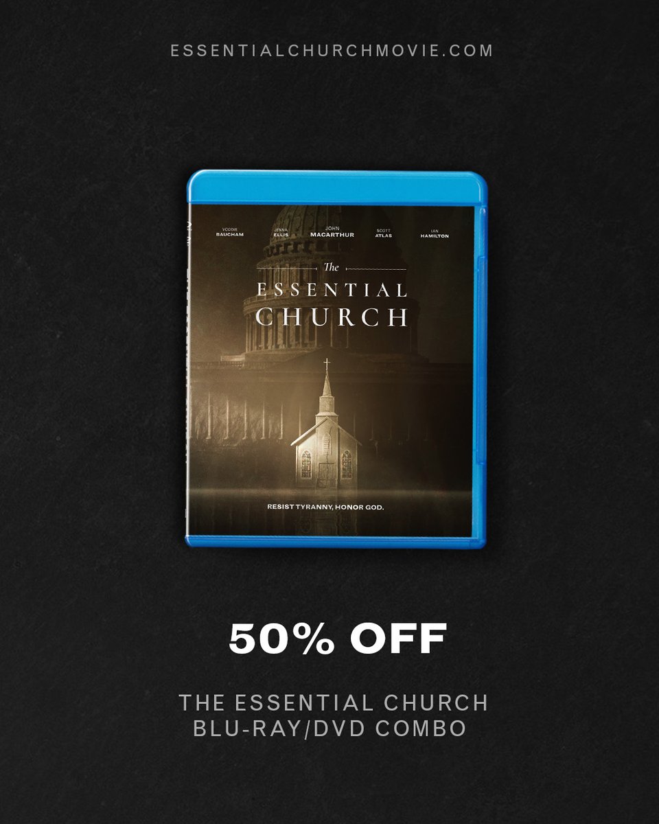 Last chance for 50% off everything in The Essential Church store! DVDs, Blu-rays, books, and posters are all 50% off today only!

Shop before it's too late!
essentialchurchmovie.com/store

#blackfridaysale #essentialchurchmovie #gracecommunitychurch #cybermonday
