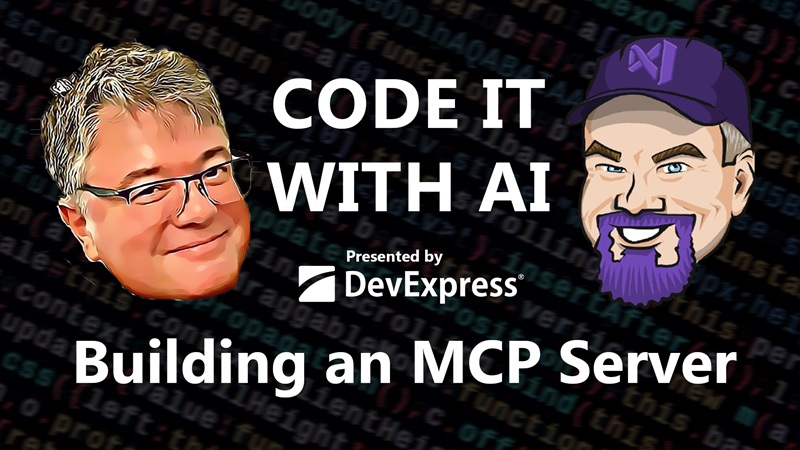 carlfranklin's tweet image. It&apos;s Code it With AI youtu.be/vG__NyFvua8 episode 9 with @csharpfritz and myself premiering Wednesday, Dec 3 at 2PM ET. Presented by @DevExpress