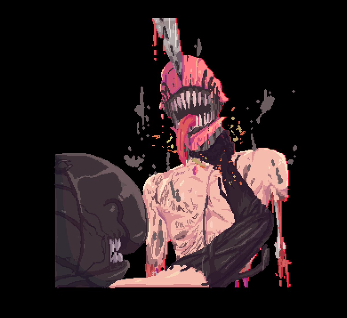 FEARprototype's tweet image. One crispy #chainsawman  coming right up!