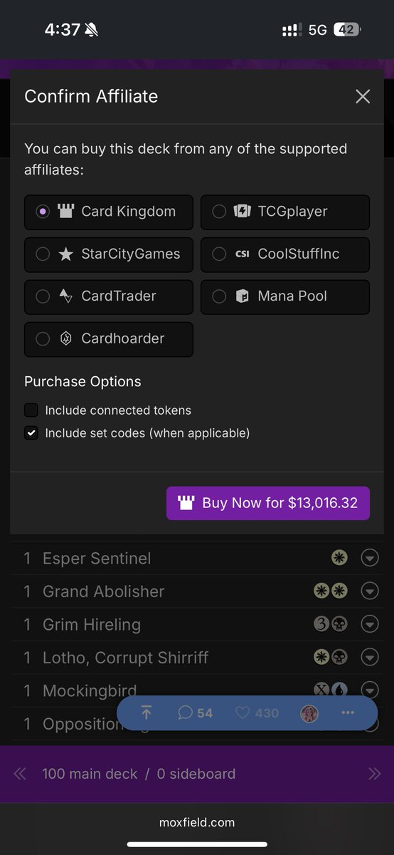 EHashbrowns's tweet photo. @Metallix87 @thelaxagenda blue farm is inarguably the best deck in the format and i pulled the first google result for a list and this was the cost. so idk if you really know what you’re talking about at this point lol https://t.co/hcO0ocC8L6