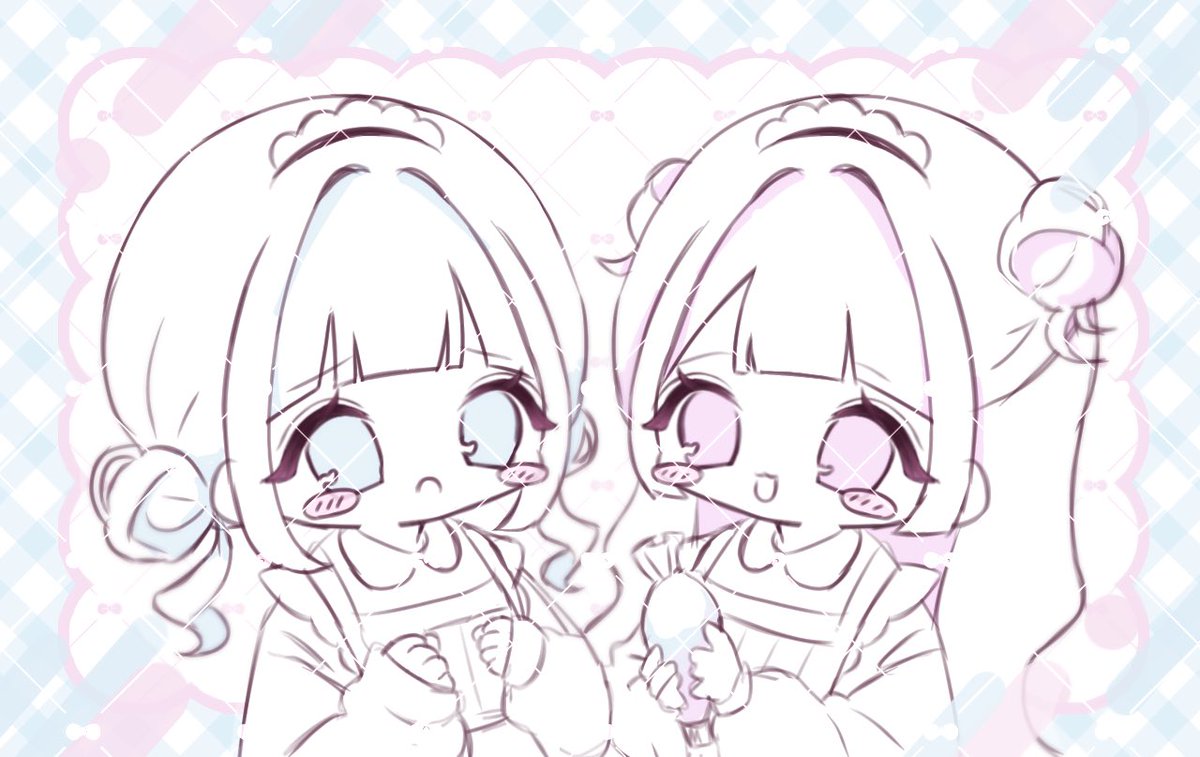 49qsc's tweet photo. ラフの方がいつもかわいい、なんで🌀 https://t.co/hf4rlIXnPS