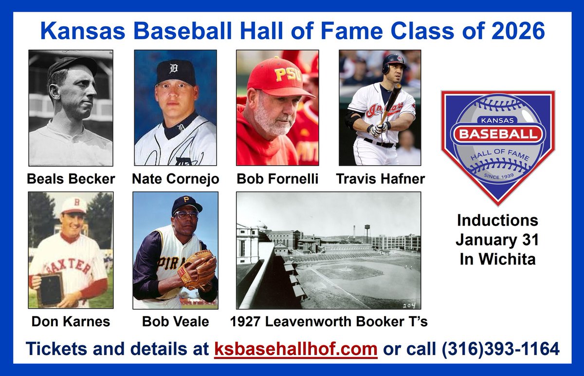 Kansas Baseball Hall of Fame tweet media