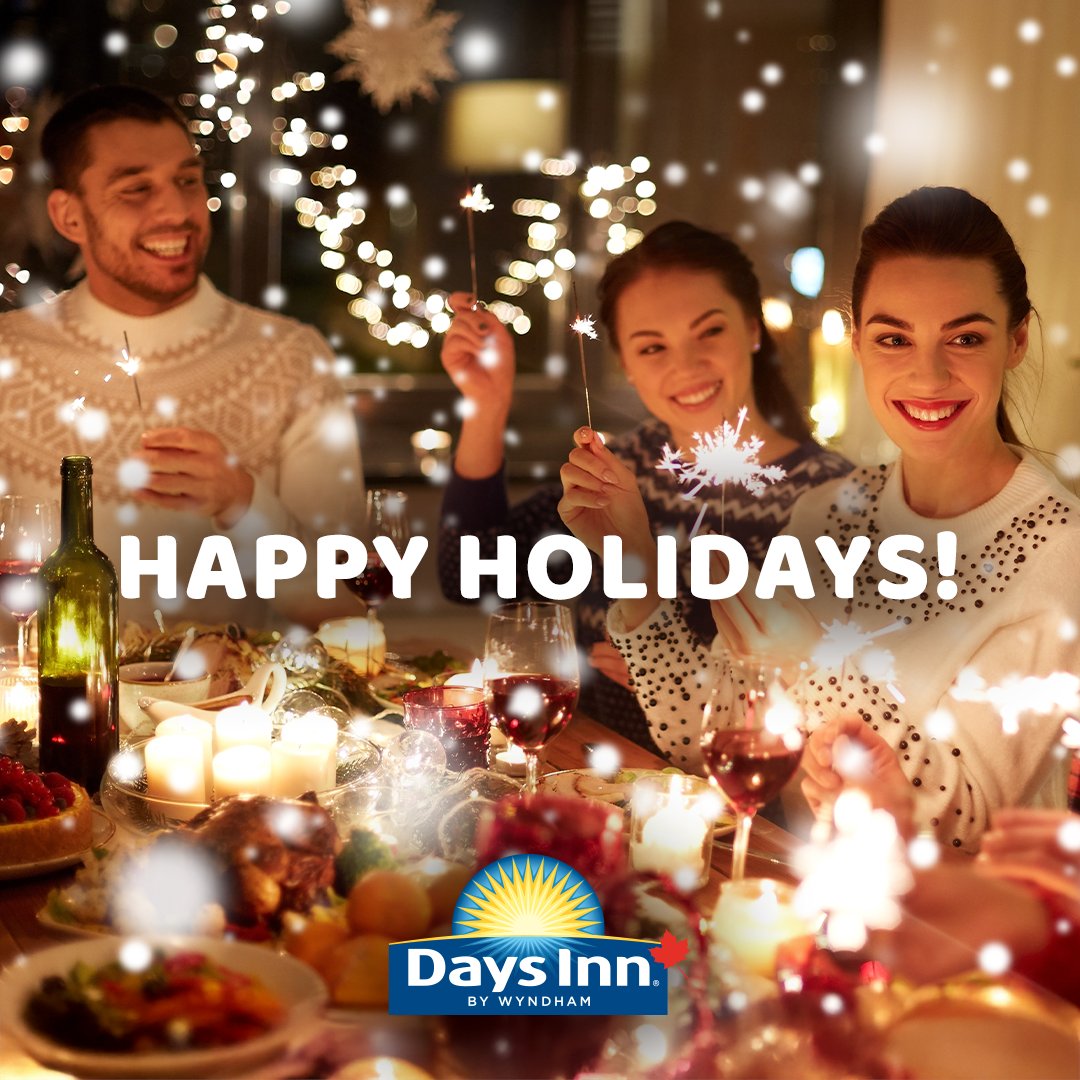 From all of us at Days Inn, we wish you a holiday season filled with warmth, laughter, and unforgettable celebrations! ✨ #HappyHolidays #WinterWonderland