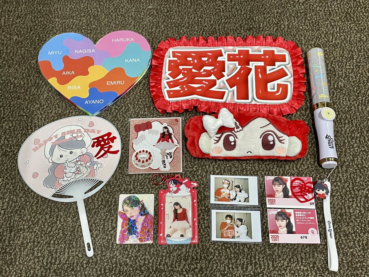 佐野愛花　生誕祭2025 うちわ　アクスタ　チェキホルダー　入場特典トレカ 佐野愛花 生誕祭2025 うちわ アクスタ チェキホルダー 入場特典トレカ