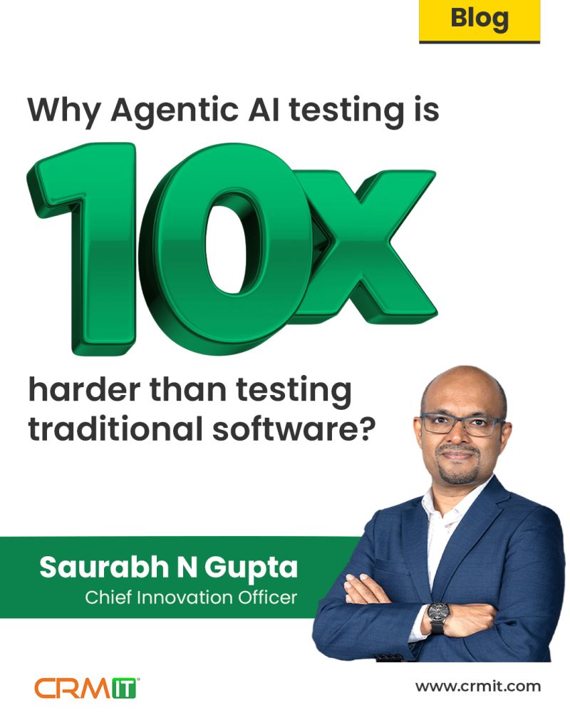 crmitsolutions's tweet image. Why Agentic AI testing is 10X harder : - 

🔄 Intent ≠ UI
🔄 Prompts = Code
🔄 Human-in-the-loop = Core

Full blog  👉  bit.ly/4pcXjKY

#AgenticAI #LLM #AITesting
