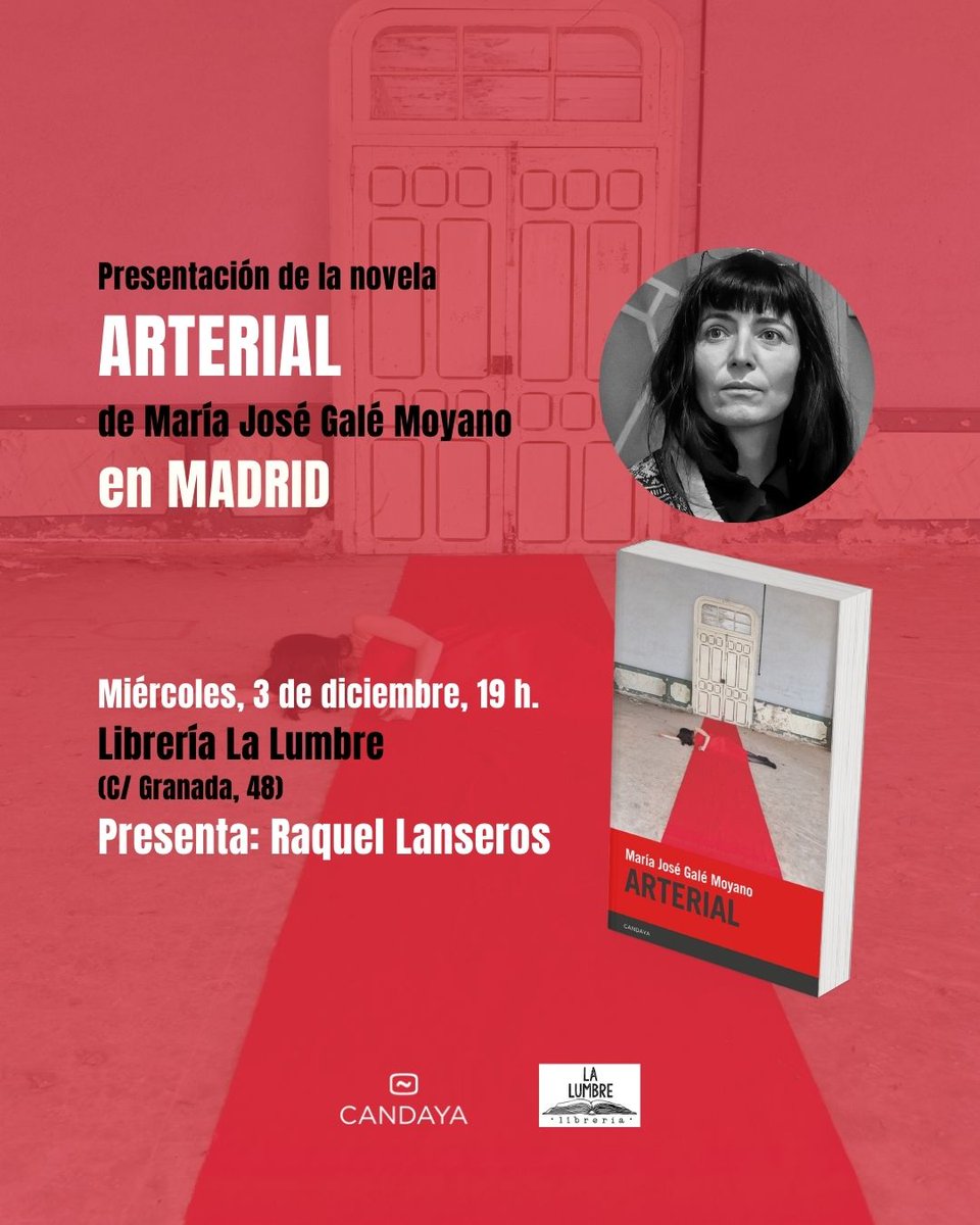 Presentación #Arterial en #Madrid. Librería La Lumbre. <a href="/GaleMoyano/">MJ Galé Moyano</a> <a href="/EdCandaya/">Editorial Candaya</a> 
#novela #Kadett #literarura