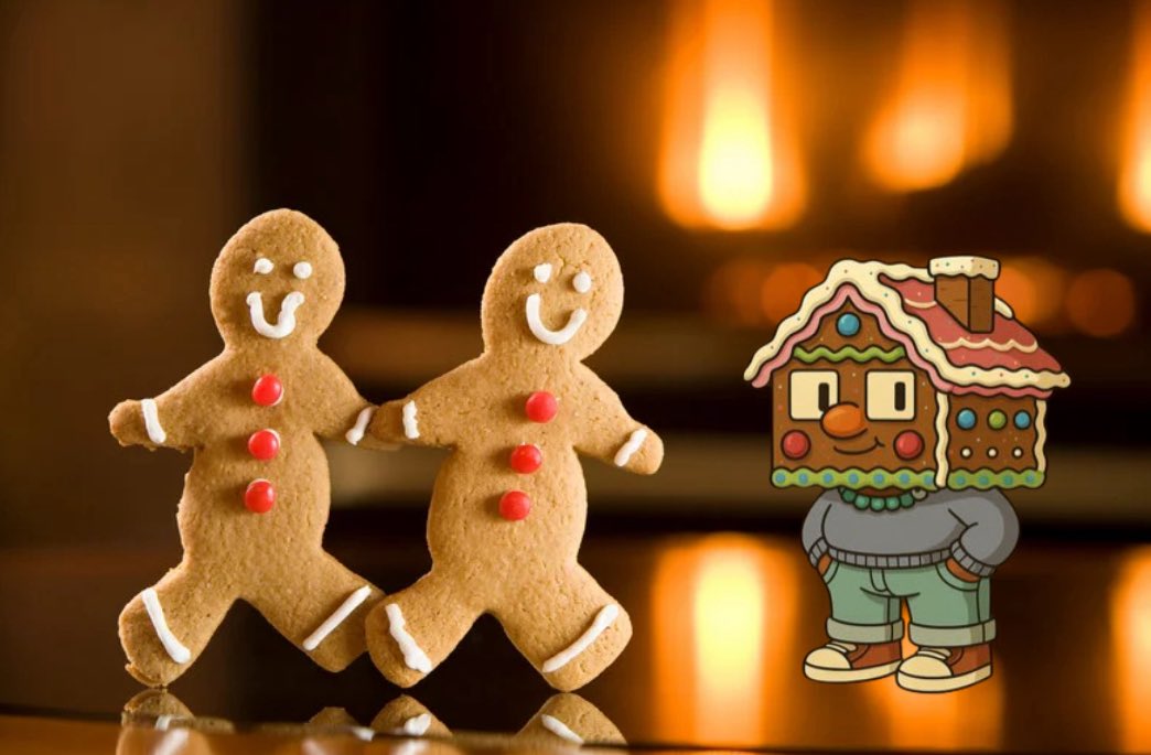 $Ginger bread house looking good here