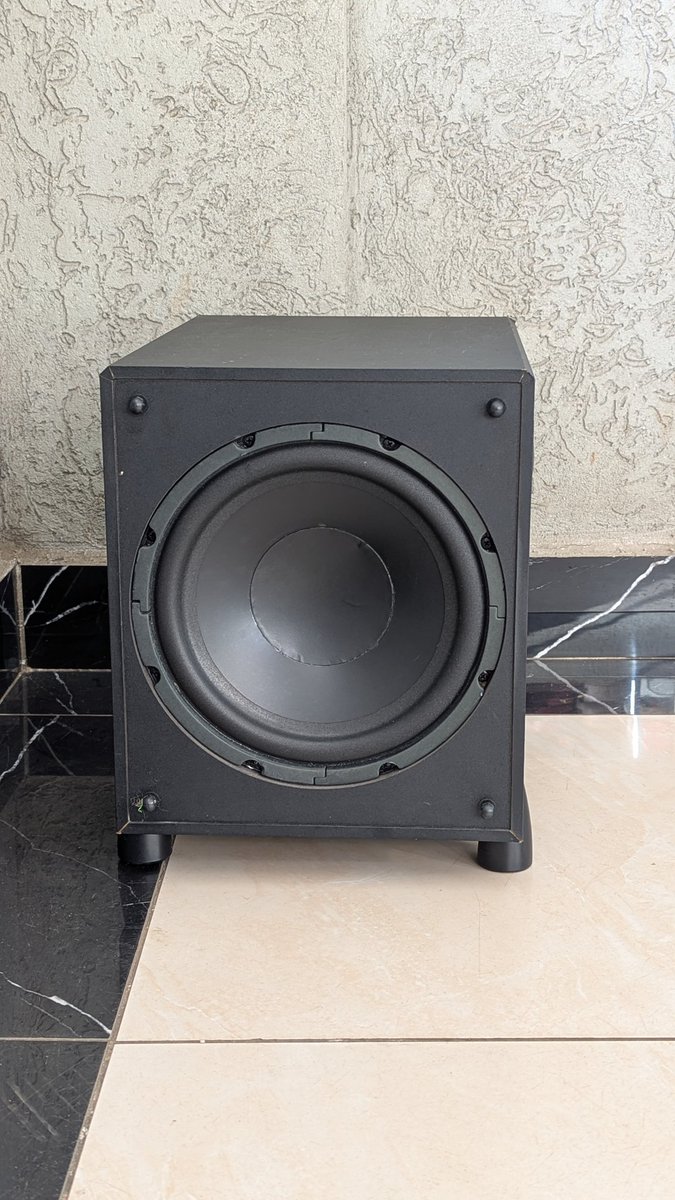 mtronics_'s tweet image. Definitive Technology ProSub 1000 
✅ 10" High-Excursion Driver + 10 Passive Bass Radiator for massive output
✅ 300W Class-D Amplifier
✅ Frequency Response: 20Hz – 150Hz for ultra-deep bass
✅Adjustable Low-Pass Crossover for perfect integration

KSH.35,000