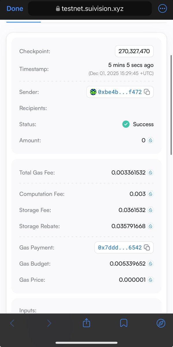 0xairtx's tweet image. Airtx here with another highlight of how great PTBs are and how efficient our data structure is. 

Here’s a tx that replaces 15 orders:
15 cancellations and 15 post orders. Total cost of the tx is 0.0033 SUI, which gives a total cost for each order of 0.00022 SUI, which…