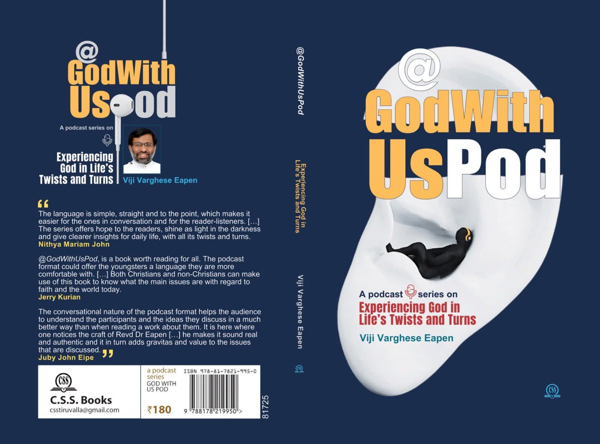 vijieapen's tweet image. My new book explores &apos;God with Us&apos; beyond personal faith, delving into society, politics, religion &amp;amp; culture. Rooted in personal journey, yet broadly relevant. Please read &amp;amp; share thoughts! #GodWithUs #NewBook

@TP_DCU 
@Theology 
@BibleFiction 
@spotifypodcasts 
@DCU