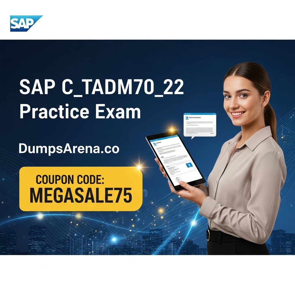 dumpsarena's tweet image. Get Your SAP C_TADM70_22 Practice Exam Discount Today
#SAP #SAPCertification #C_TADM70_22 #SAPPracticeExam #SAPTraining #SAPAdmin #SAPLearning #SAPStudy #SAPExamPreparatio