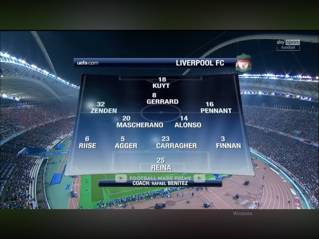 Tava dando uma olhada na final da UCL de 2007 entre Milan e Liverpool e me surpreendi com essa escalação dos Reds.

Dupla de volantes, um construtor e o outro desteruidor.
Zenden/Pennant operários pelos lados.
Gerrard o homem mais próximo do '9' Kuyt.

Futebol era muito diferente