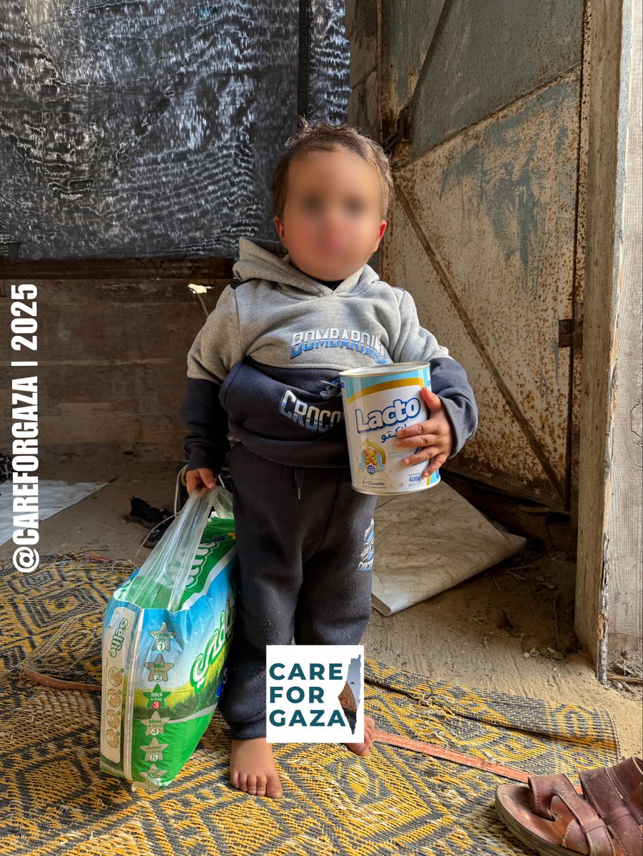 Milk formula and diapers for the children of Gaza.

chuffed.org/project/care4g…