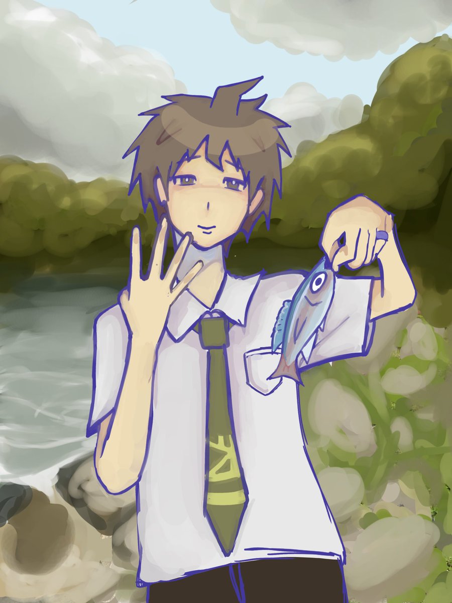hajimediaries's tweet photo. blud thinks he caught 4 fishes ππ bro πππππ (can we ignore the background this is rushed bro)
β
12 . 01 . 25 : fish
β
#danganronpa2 #yumetwt #largeballs #diginyourbutt https://t.co/dwmUtItHAM