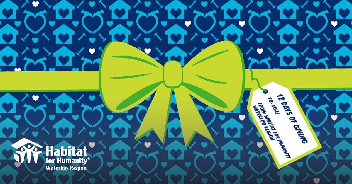 12 Days of Giving 🎁
This December, we celebrate the volunteers, staff, and community partners whose hearts, hammers, and dedication bring the gift of home to local families. Together, we build hope. Support the gift of home visit us online to give. ❤️🔨🏡
habitatwr.ca/site/holiday
