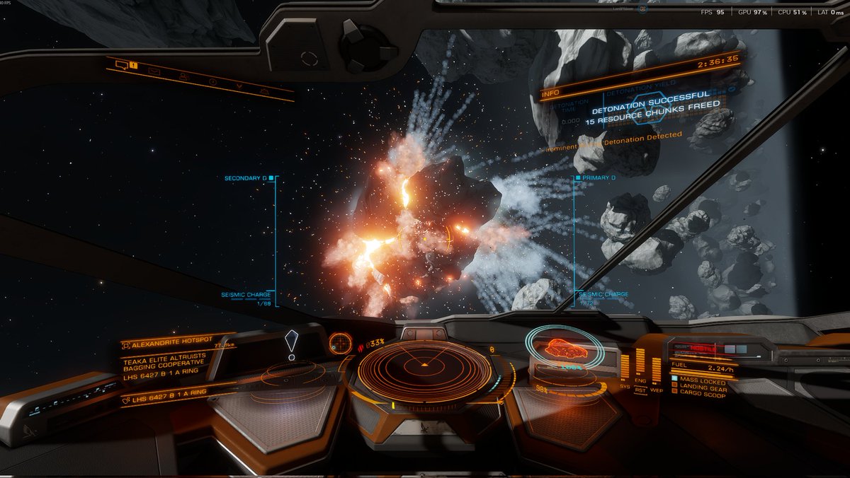 lordphloon's tweet photo. Not often I get sucked back into elite but I do enjoy Mining! May post some screenshots we take this week! https://t.co/102KTbOJku