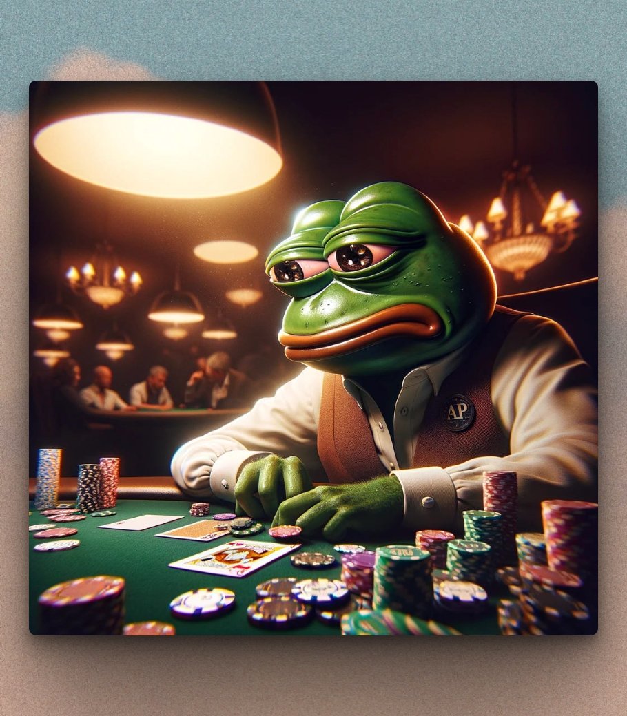I meant this earnestly btw. Poker is zero sum. 

A professional player will find any way to contort truth into reality. They can convince you they have a hand when they have nothing.

Builders, VCs, Traders, Fund managers. 
They're EVERYWHERE here. For a reason.