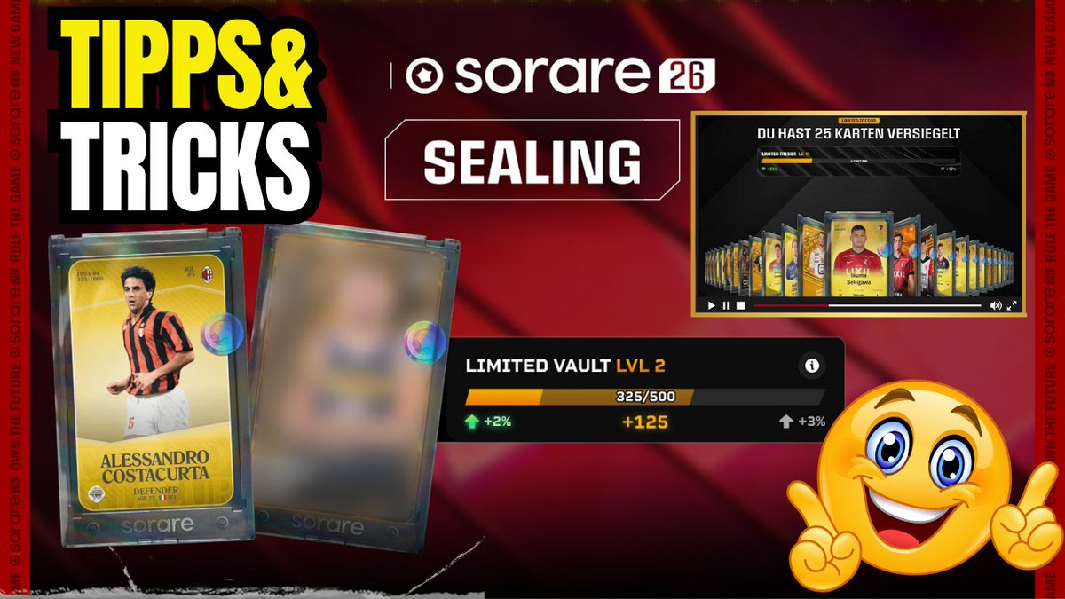 SorareTogether's tweet image. Worauf ich beim Sealing achte und wie ich allgemein Sealing nutze. Schaut gerne rein
youtube.com/watch?v=o28AxQ…