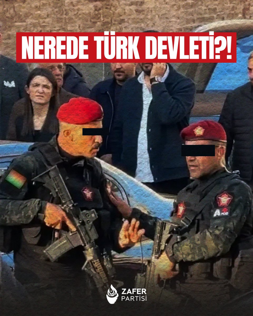 Cizre sokaklarından yansıyan görüntüler, diplomatik bir nezaket ziyareti değil; devletimizin egemenlik alanında sahnelenen cüretkar bir meydan okumadır.

Yabancı bir yapının paçavrasını taşıyan unsurların, vatan toprağımızda uzun namlulu ağır silahlarla "gövde gösterisi" yapması