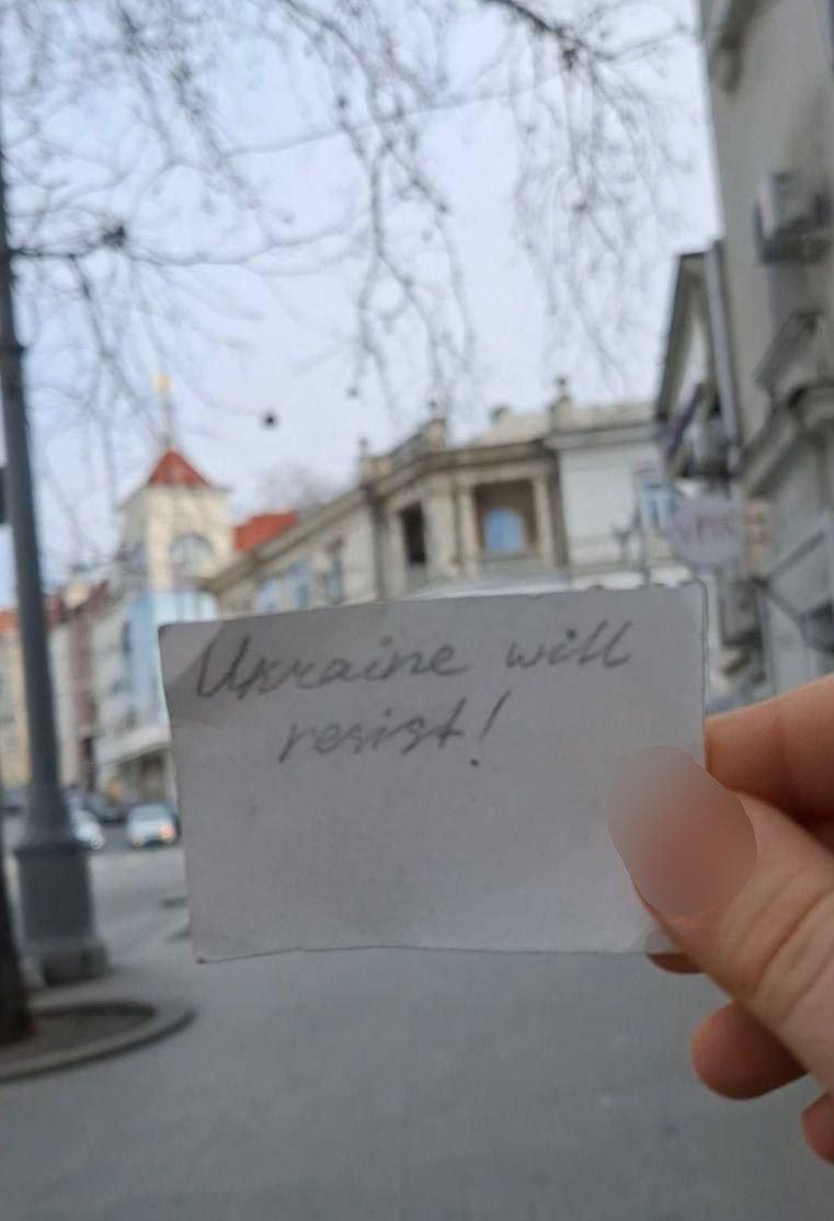 Ukrainian territory and people are undividable. We voted in 1991 for independence - we want again to be liberated from Moscow