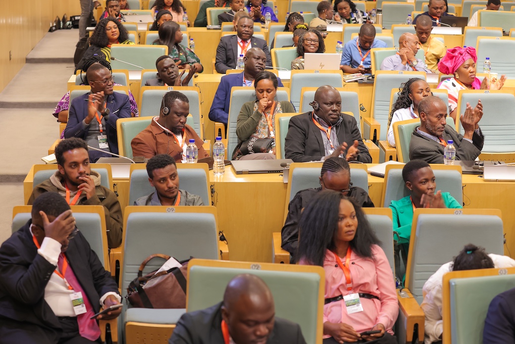 _AfricanUnion's tweet photo. Opening  Statement by H.E. Amb Selma Malika @DCP_Haddadi , AUC Deputy Chairperson, delivered on behalf of the AUC Chairperson, at  the Inaugural AU Conference on Digital Agriculture.

“Africa’s future in agriculture is digital! we commit to harnessing innovation, climate-smart practices & inclusive policies to transform food systems, empower youth & women, and build resilience”.

Read @ https://t.co/G7MNT3OJ8w