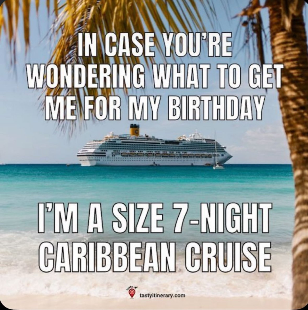 lb_adventures's tweet image. Just dropping a hint…
Want to celebrate your birthday at sea?
Comment “B-DAY” or reach out: blinq.me/2QeUtL7wCsHOlo…
#travelhumor #travelmeme #travelagent #travel