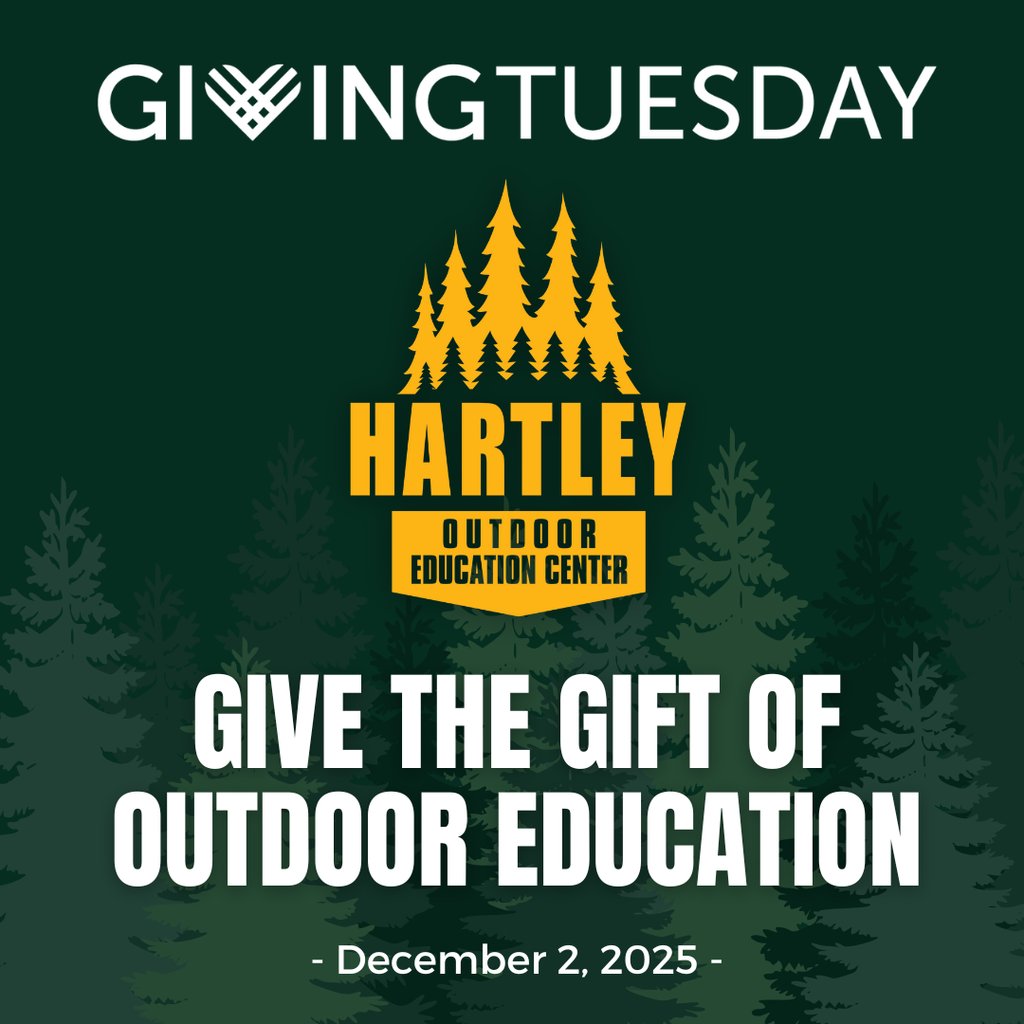 Tomorrow is Giving Tuesday, and every gift helps Hartley Outdoor Education Center continue creating hands-on learning experiences for students across our region. Donate here: hartley.sisd.cc/o/hoec/page/do…