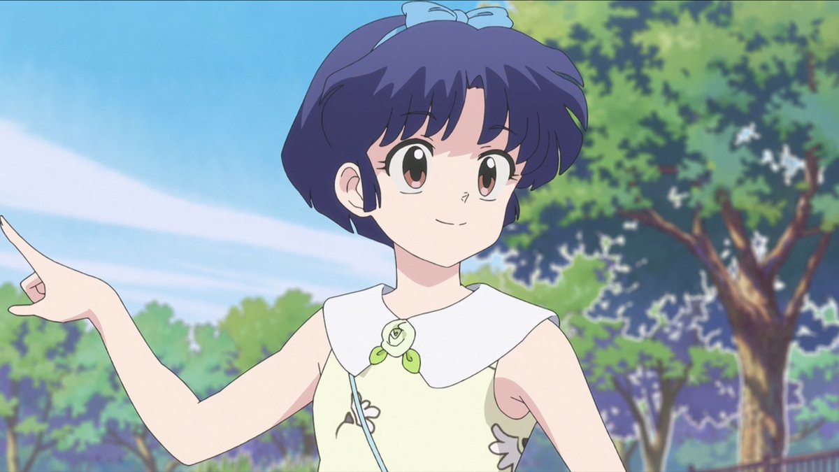 RanmaSakuga's tweet photo. Midori Nakamura (中村翠) credited in this week’s episode as Assistant Chief Animation Director (総作画監督補佐) which means that she helped Nao Ootsu (大津直) a little bit and corrected some few cuts, I assume these frames by her.. (?) 

#らんまアニメ #Ranma https://t.co/LgvpQsBU1z