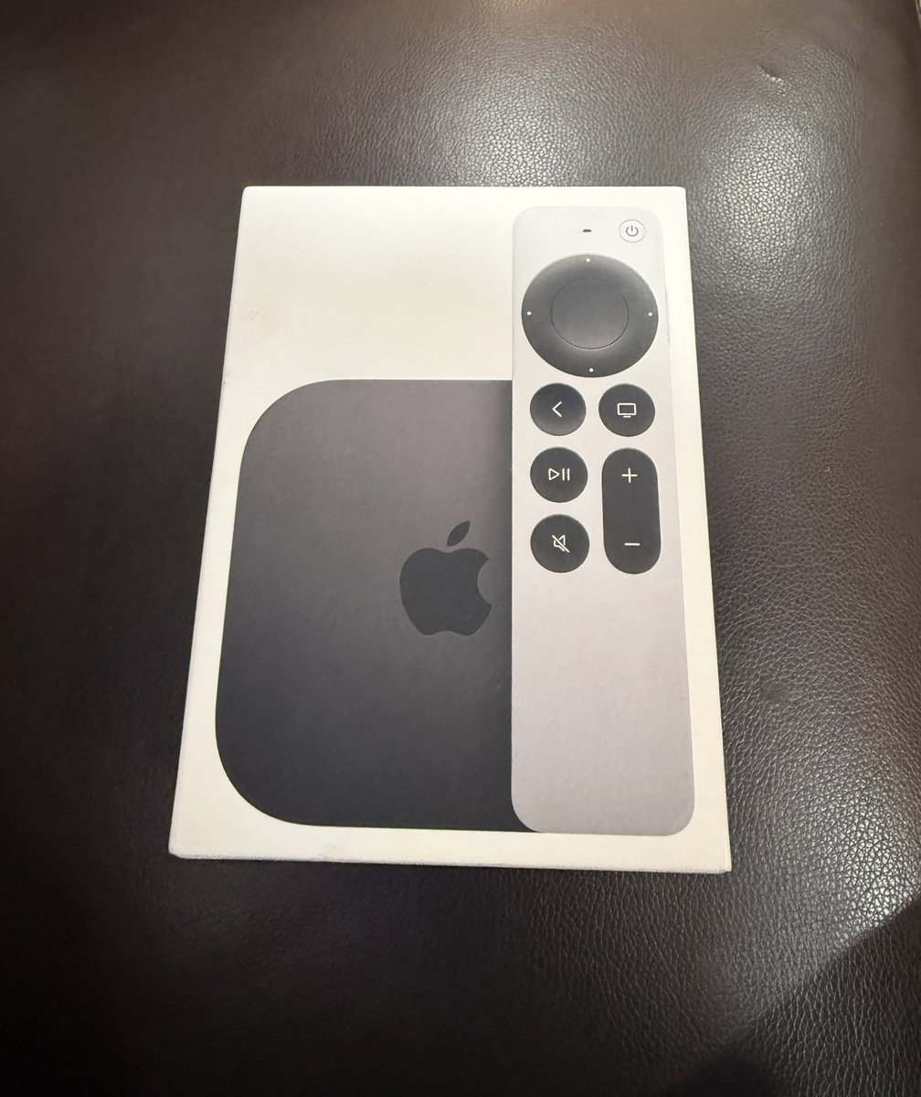 samratm's tweet photo. Buying 2022 tech in late 2025 is usually a crime but the Apple TV is the only exception. Still a beast. https://t.co/T1GZoEzylM