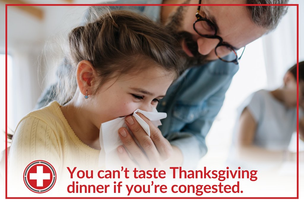 Let’s clear that up before the cranberry sauce hits the table. 👃🍽️ xurgentcare.com/check-in/ 
...
#walkinclinic #urgentcare #urgentcarenearme #xpressurgentcare #ocurgentcare #orangecoutny #sicktodayseentoday #besturgentcare #congestionrelief #thanksgivingmood #oclife