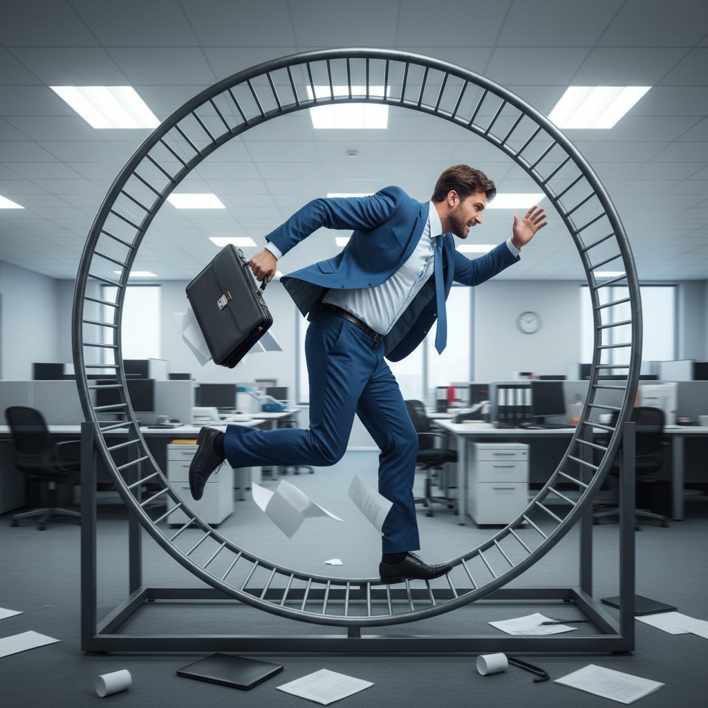 You can leave the corporate treadmill without a miracle.

You need one thing.

JUST START

- Get crystal clear on your offer. Freelance service, SaaS, contracting etc.
- Learn the fastest channel to market it
- Pitch your value 
- Stick to the plan until you see progress

No