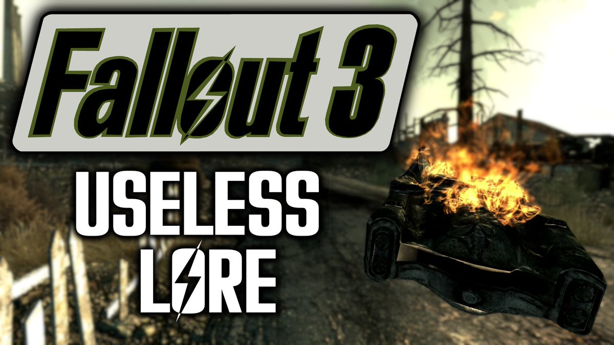 Over One Hour of Useless Fallout 3 Lore

youtube.com/watch?v=ZkY_q6…