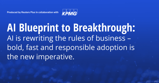 JoeBri6's tweet image. KPMG’s AI Blueprint to Breakthrough helps businesses harness AI for innovation and growth. From strategy to execution, build future-ready enterprises today. #AI #FutureReady #DigitalTransformation bit.ly/48e3Cry