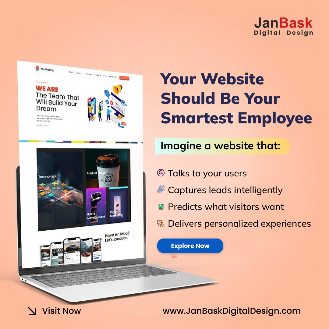 JanBaskDigitalD's tweet image. “Your website should be your smartest employee.”

AI-powered sites can:
✔Talk to users
✔Capture leads
✔Personalize experiences
✔Work 24/7

Let your website do the heavy lifting while your team innovates.
👉janbaskdigitaldesign.com/contact-us

#DigitalDesign #AI #WebDevelopment #JanBask🚀