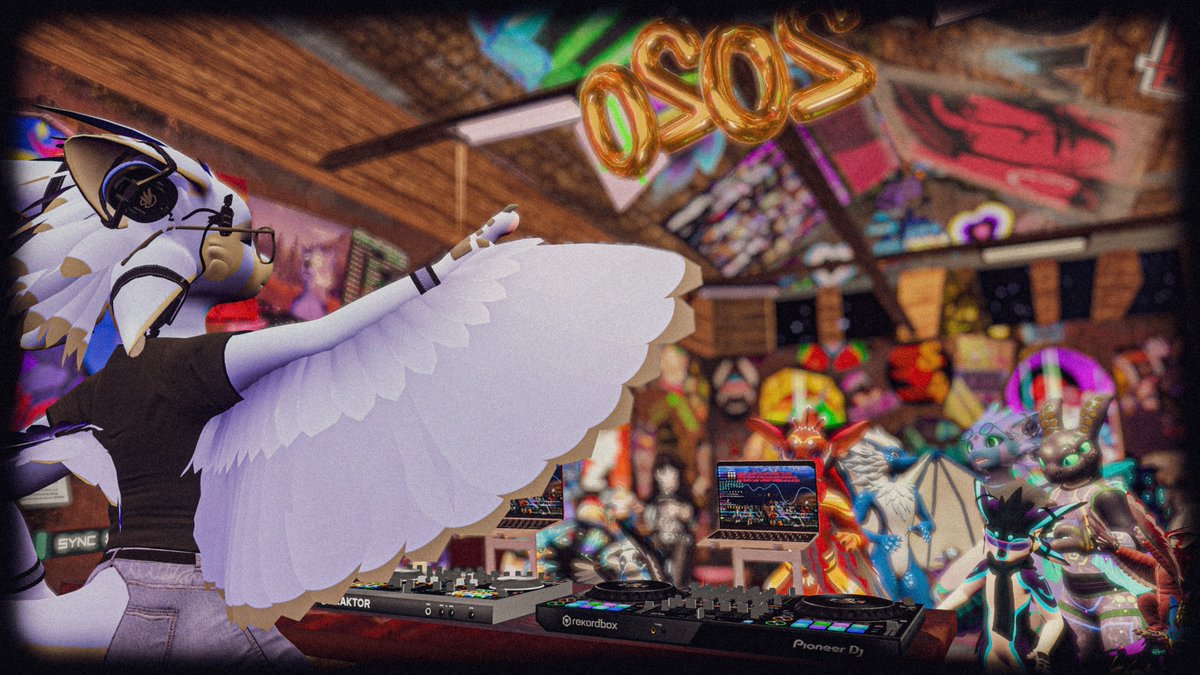 nauktern's tweet photo. Welcome back, DJ @hmage! The music you spun up at S4 gave me chills!
Wanna listen to the beats? Support hMage on https://t.co/MK3aP5abFw!
#Avali #VRChat #VRChatPhotography #Spirivali #DJ #Debut #Debutt #HMage #SundayServiceSpinningSociety https://t.co/h2s7fbgFfj